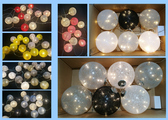 Xmas Ball Decoration Light chains 