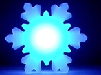 PE Blow Mould Snow flake decoration light​​​​​​​ 