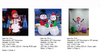 6FT Snowman w/ RFremote Inflatable Lights