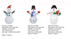 4FT Snowman Inflatable Lights