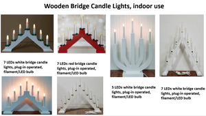 Wooden Bridge Candle Lights