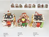 clay dough Santa Claus / gingerbread man with house light - 41