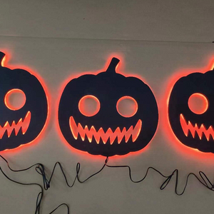 Halloween Wooden Pumpkin（Set of 3)