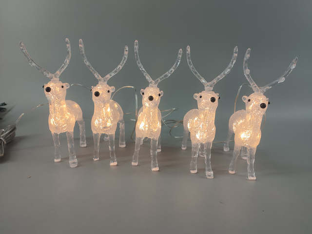 Crystal Deer(Set of 5) Lights