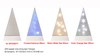 Indoor Decoration LED copper wire string light Triangle- 19