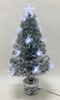 X'mas Silver color Crystal Fiber tree Light with square basin - 23