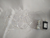 2M Waterfall Firecracker LED String Lights - Dynamic Central White Flowing Light with Side Warm White Steady Glow