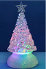 Acrylic transparent Christmas tree RGB lights