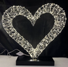 3D Heart with wooden base 600LEDs