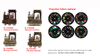 Acrylic Water globe spinner Train & Moving LED Proiector Light Snowmen/Santa Claus SR - 68