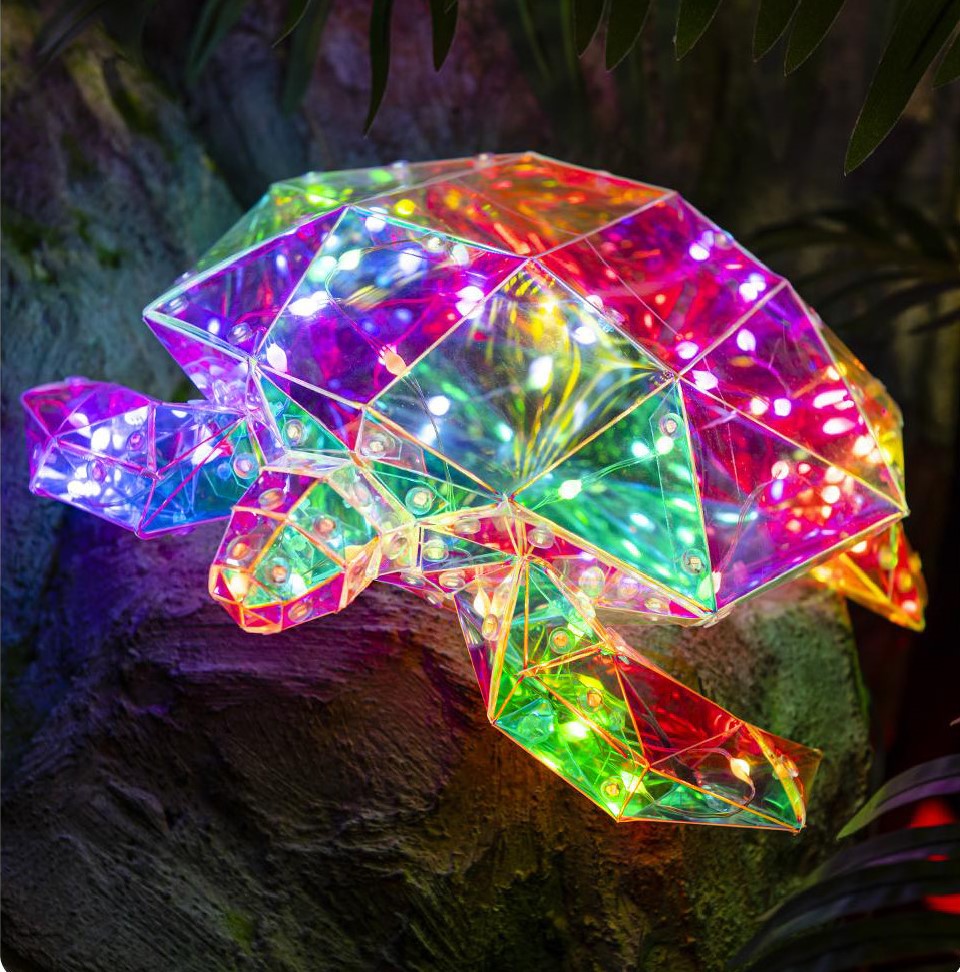 Colorful whale