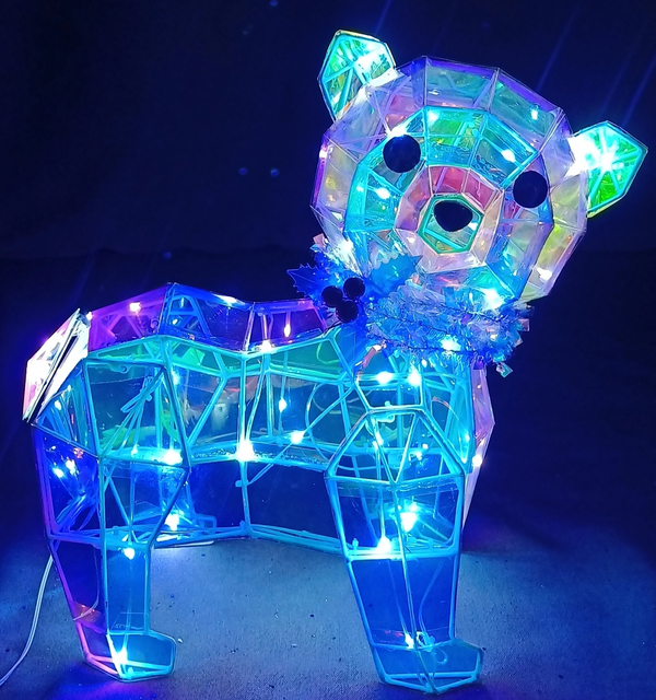 PVC Magic Color +Metal Bear Modeling Lights
