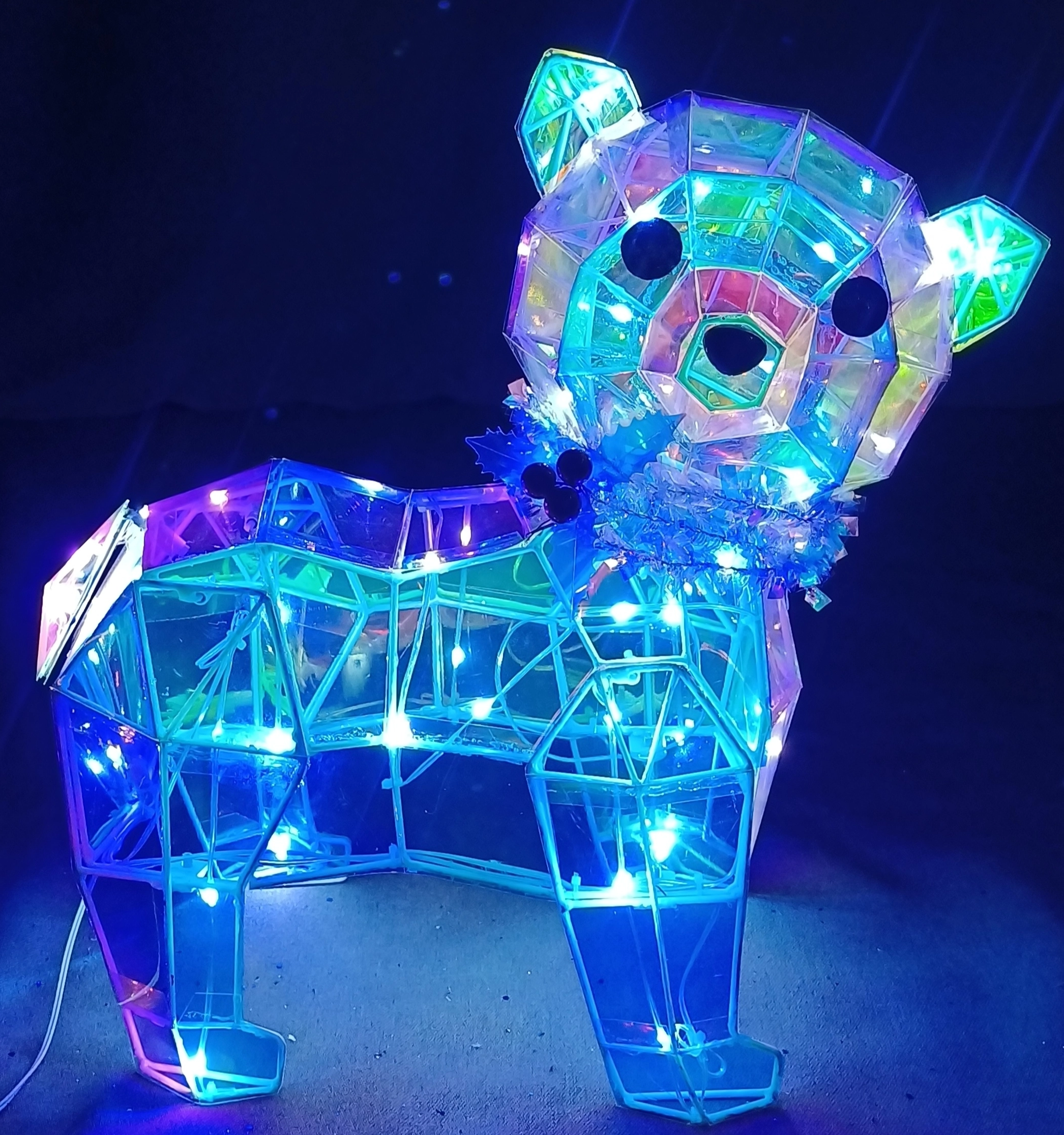 PVC Magic Color +Metal Bear Modeling Lights