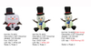 2.6FT,3.3FT Snowman Inflatable Lights
