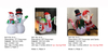 6FT,7FT Snowman and Santa Inflatable Lights