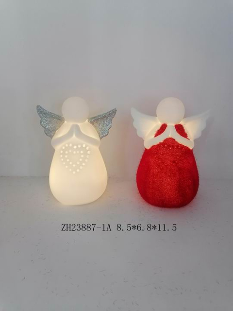 porcelain white / red little angel - 6