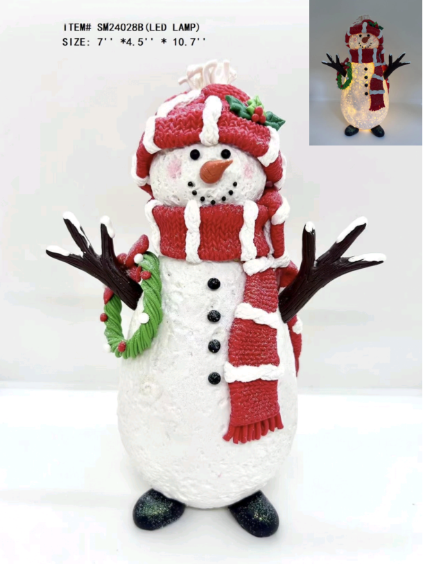 clay dough the snowman is wearing a scarf light- 14