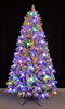 X'mas Green color+flocking Ordinary Christmas tree Light - 12