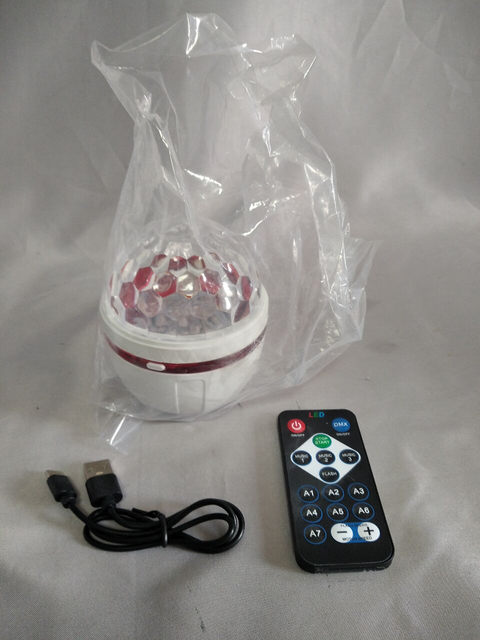 Self-Balancing Rocking Motorized Magic Ball Lamp with 360° Rotating Multicolor LED Light Show, Dynamic Atmosphere Lighting for Parties