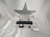 30cm Color-Changing Five-Pointed Star Tunnel LED Light - Dynamic幻彩 (Rainbow) Effects with Remote Controller for Immersive Holiday/Event Decorative Lighting