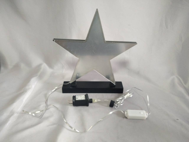 30cm Color-Changing Five-Pointed Star Tunnel LED Light - Dynamic幻彩 (Rainbow) Effects with Remote Controller for Immersive Holiday/Event Decorative Lighting