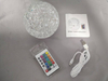 RGB LED Water Ripple Light with 1.5W Single-Chip Source | Dual Control: Touch Switch + 24-Key Remote for Dynamic Color Effects & Ambient Lighting