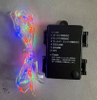 4-Color Transparent Fabric Wire LED String Lights - 35 Lights with 6-Mode Battery Box (3×AA Batteries)
