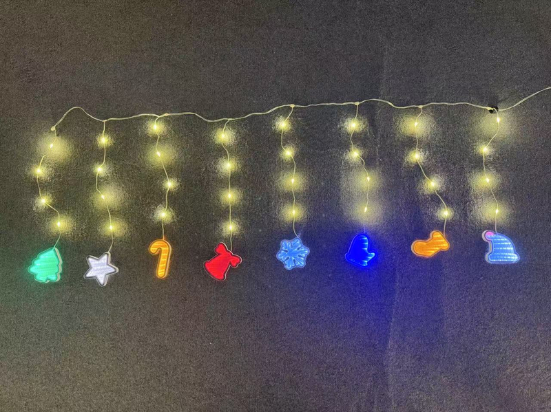 Icicle Star Curtain Tunnel LED String Lights