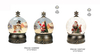Acrylic Water Snow Globe Snowmen & Gifts / Santa Claus & Red Bird / Santa Claus & Kid SJ - 20