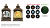 Acrylic Water globe spinner Lantern & Projector Light Snowmen / Snowmen & Joy SR - 31