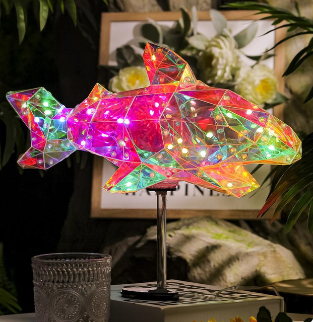 Colorful whale