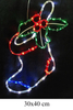 Mini rope motif lights (Christmas stocking)