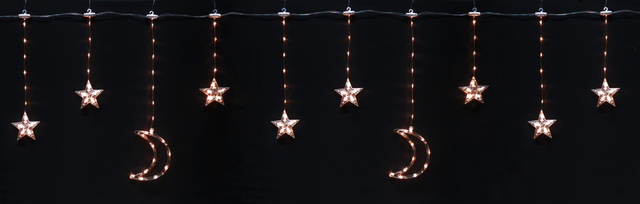 Star&Moon curtain lights 1