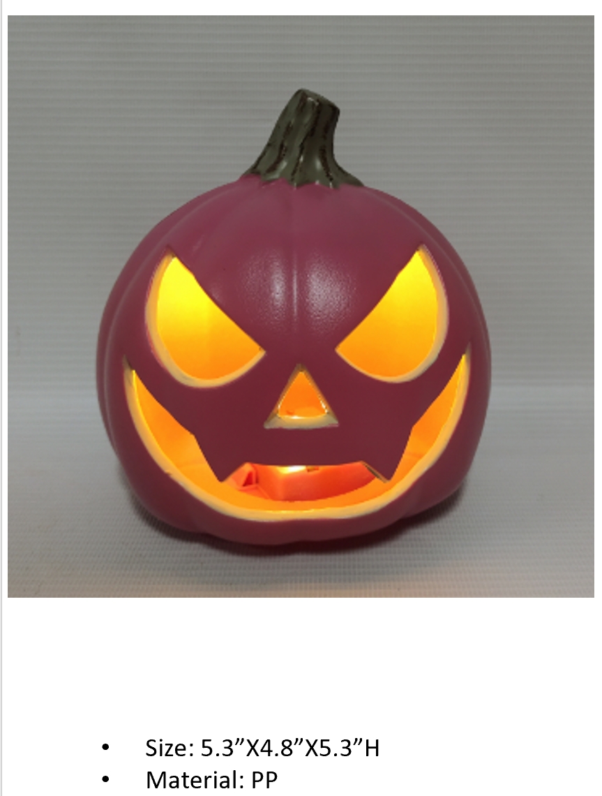 PP 5in Purple col. Pumpkin modle light