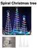 Spiral Xmas tree light