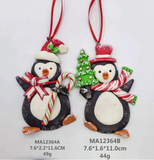 clay dough The penguin carries presents - 43