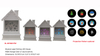 Indoor Decoration Musical Laser Etching LED House- 30