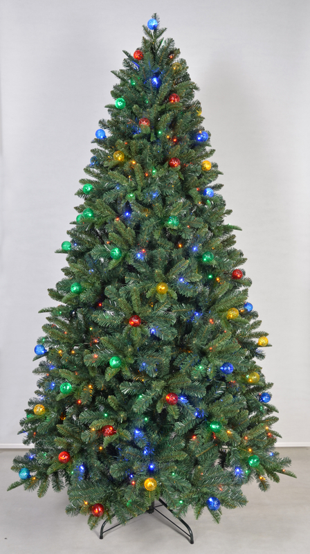 X'mas Green color Ordinary Christmas tree Light with metal leg  - 28