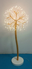 80cm Tall Floor-Standing Firework Lamp (30cm Diameter Sparkler Head Design) with Tangerine-Orange Trunk, Festive Decorative Lighting for Grand Events/Indoor Spaces