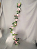 Rose-Shaped LED String Light - 8cm Diameter Blooms with Transparent AA*2 Battery Case, Ideal for Romantic/Decorative Lighting
