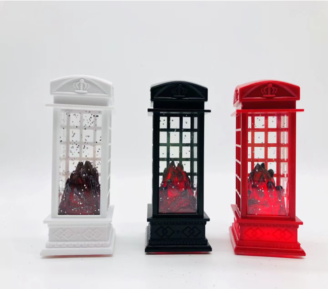 Acrylic phone booth water light Burning charcoal