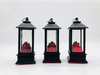 Acrylic lantern shape burning charcoal