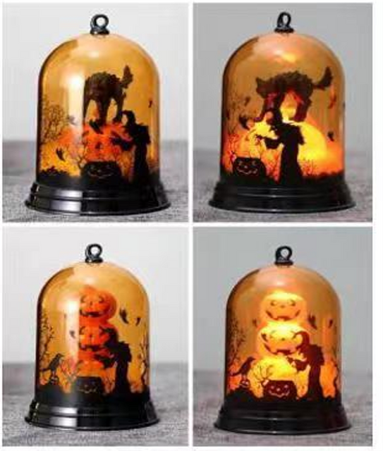Acrylic Halloween light with clear cover