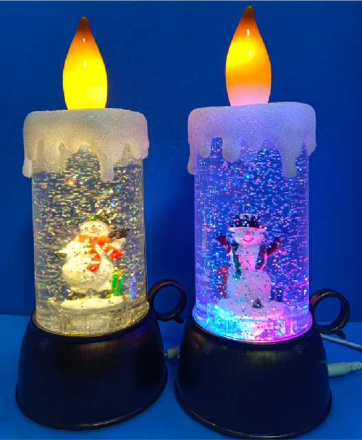 Acrylic transparent candle water light