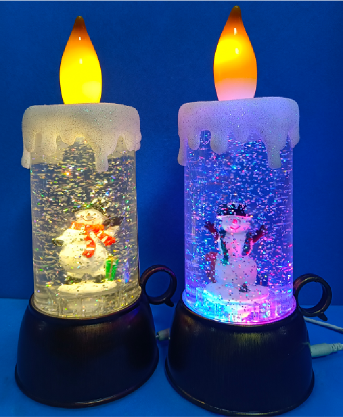 Acrylic transparent candle water light