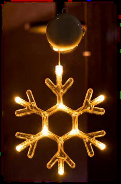 Acrylic Christmas light decorations and ornaments