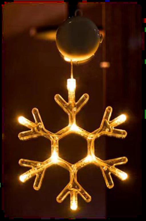 Acrylic Christmas light decorations and ornaments