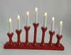 7 LEDs Wooden Candle Bridge Light 1