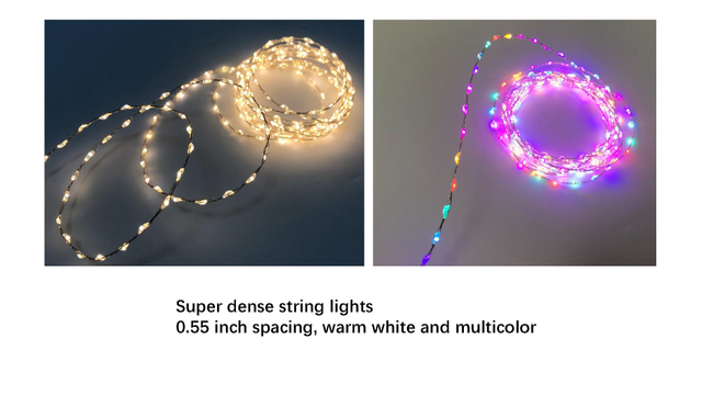 Super dense string lights